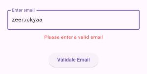 flutter textfield and elevated button