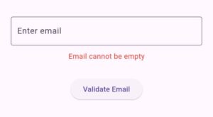 flutter textfield input validation with flutter setstate