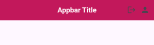 appbar actions constructor