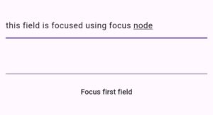 flutter textformfield focusNode