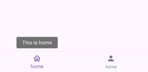 bottom navigation bar flutter item tooltip