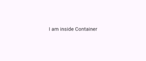 flutter container widget