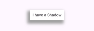 offset shadow container bottom left