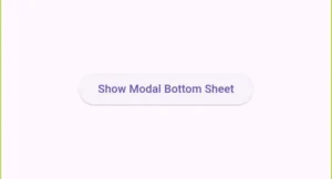 flutter elevated button to show bottom sheet