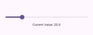 division parameter of slider widget