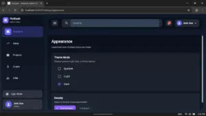 analytics ui template