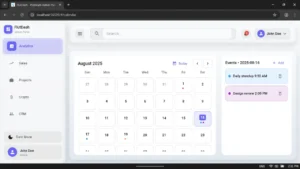 flutdash calendar design