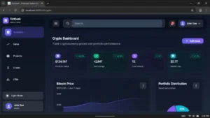 flutter template crypto dashboard